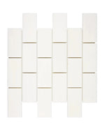Bianco Dolomite 2 x 4 Mosaic Polished or Honed - mosaic