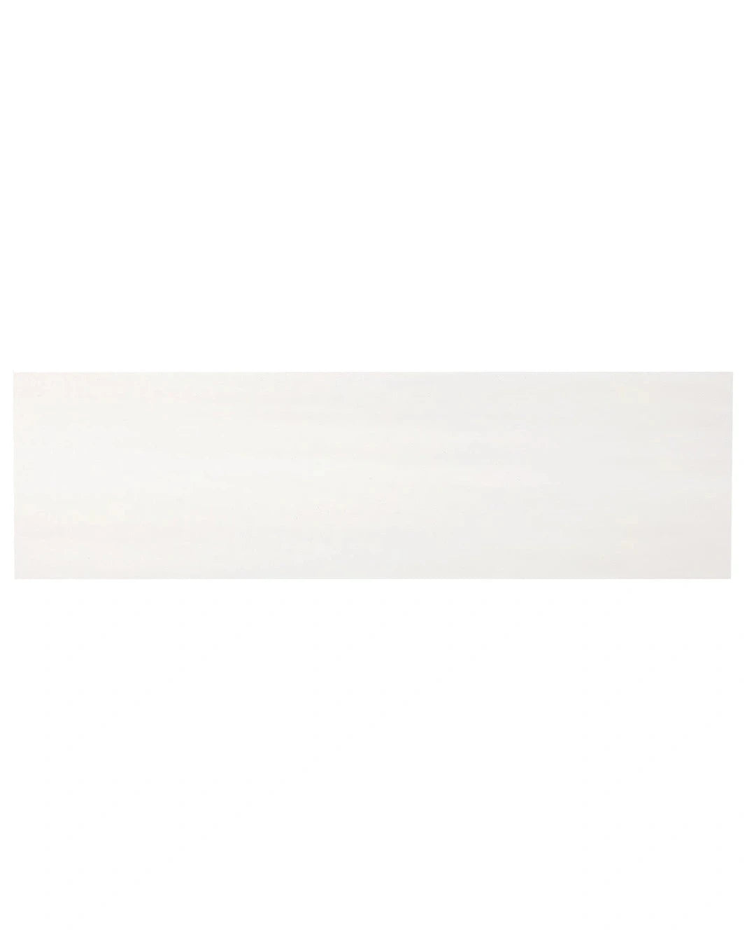 Bianco Dolomite 4×12 inches marble subway tile finish or layout view.