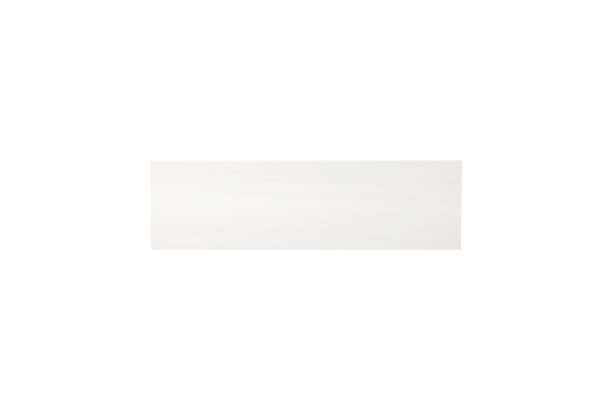Bianco Dolomite marble 4×12 subway tiles in honed and polished finishes, white with soft gray veining.