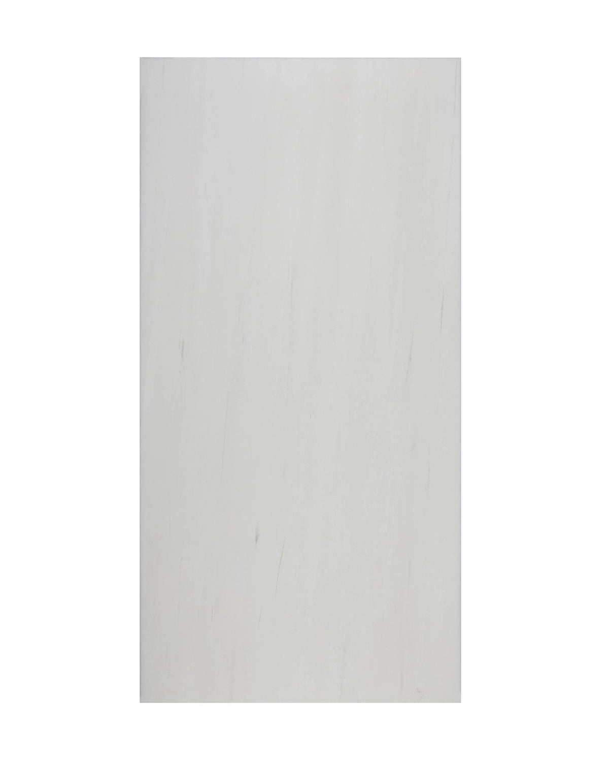 Bianco Dolomite 6×12 inches marble subway tile finish or layout view.