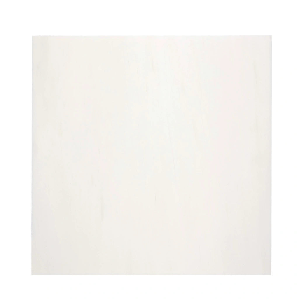 Bianco Dolomite 18x18 tile, made from durable dolomitic marble. Its white color with silver veining exudes elegance in polished or honed finishes
