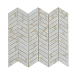 Blended Elegance Glass Mosaics – Chevron, Triangle, Pebble, & more - Glass Mosaic