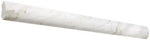 Calacatta Gold 1 x 12 Quarter Round Liner – Polished Finish – Luxury White & Gold Veining
