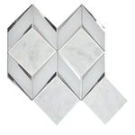 Central Park Mosaic Tiles - Marble + Glass - Frost - mosaic