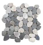Coastal Pebbles Mosaic Tiles – Timor Mist - mosaic