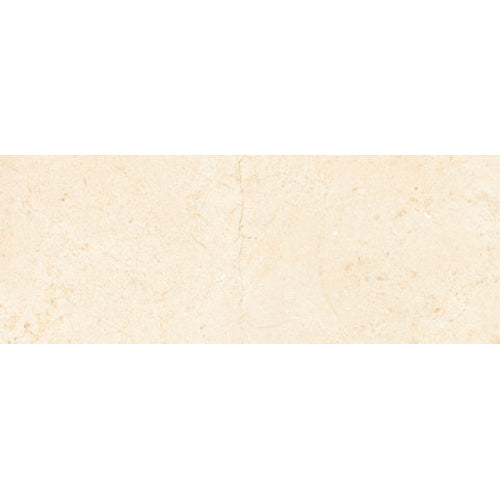 Crema Marfil marble 4×12 subway tile in a polished or honed finish.