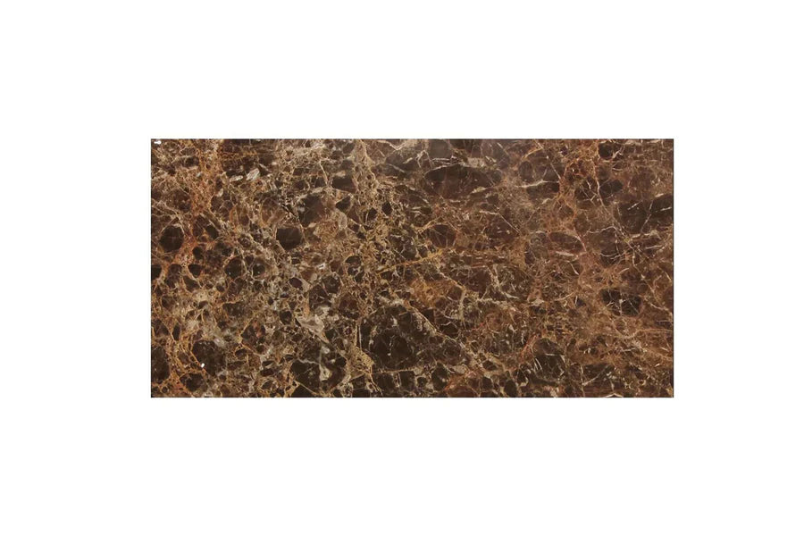 Emperador Dark 12×24 marble tile finish reference; product variant is Polished.