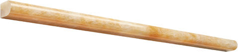 Honey Onyx ½×12 polished pencil liner with warm translucent movement.