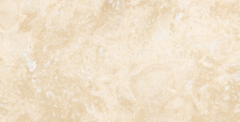 3×6 Subway Tile showing honed warm ivory-beige Ivory Travertine.