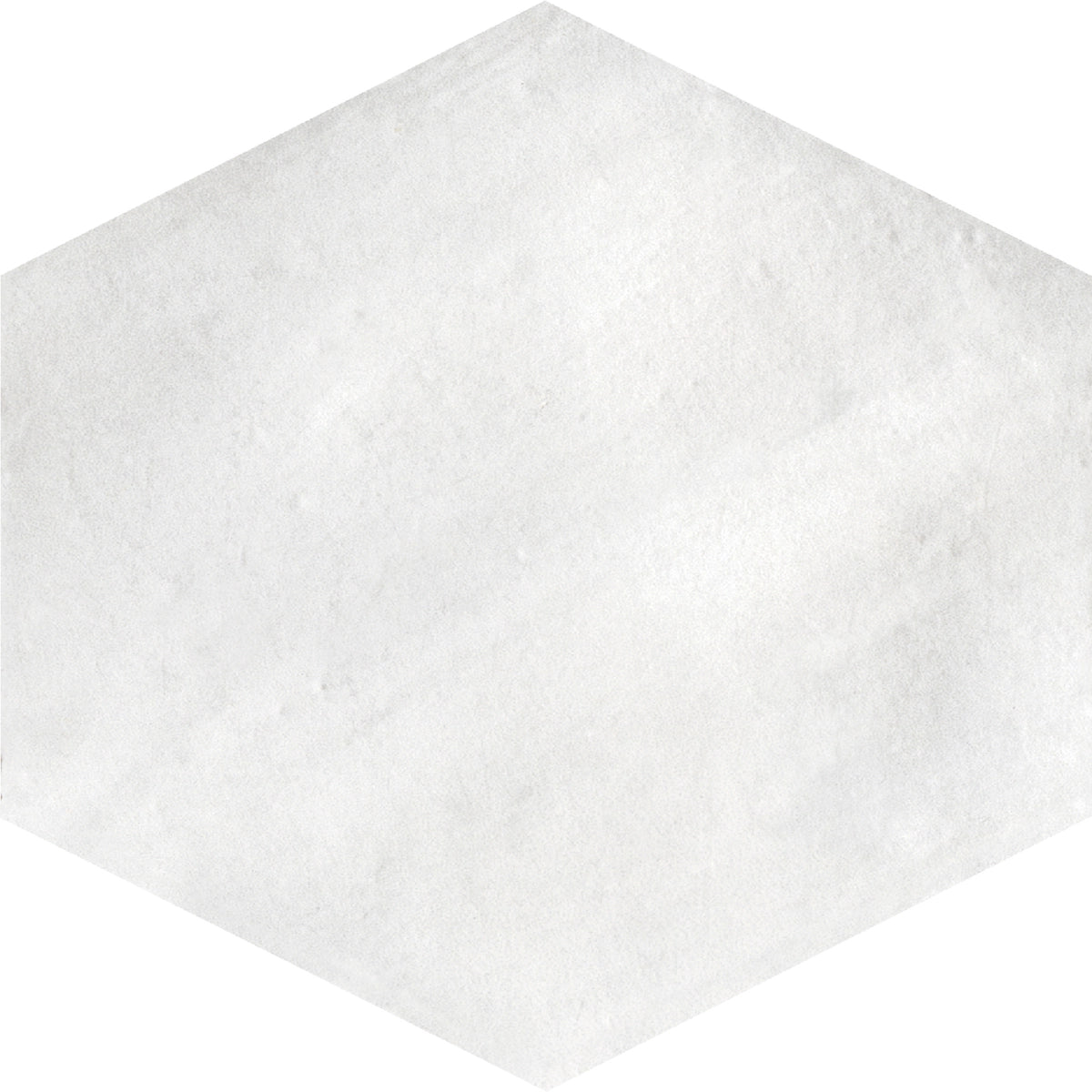 Fez Ivory Breeze matte porcelain hexagon tile in a versatile warm ivory.