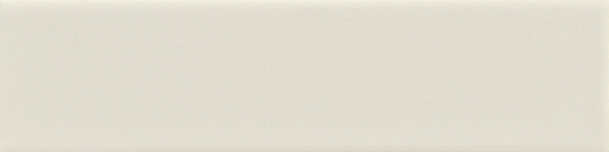 Rhythm Ivory Sleek 2×8 ceramic wall tile.
