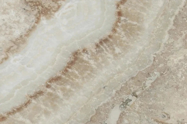 LaTravonya Travertine 18×18 honed-and-filled field tile.