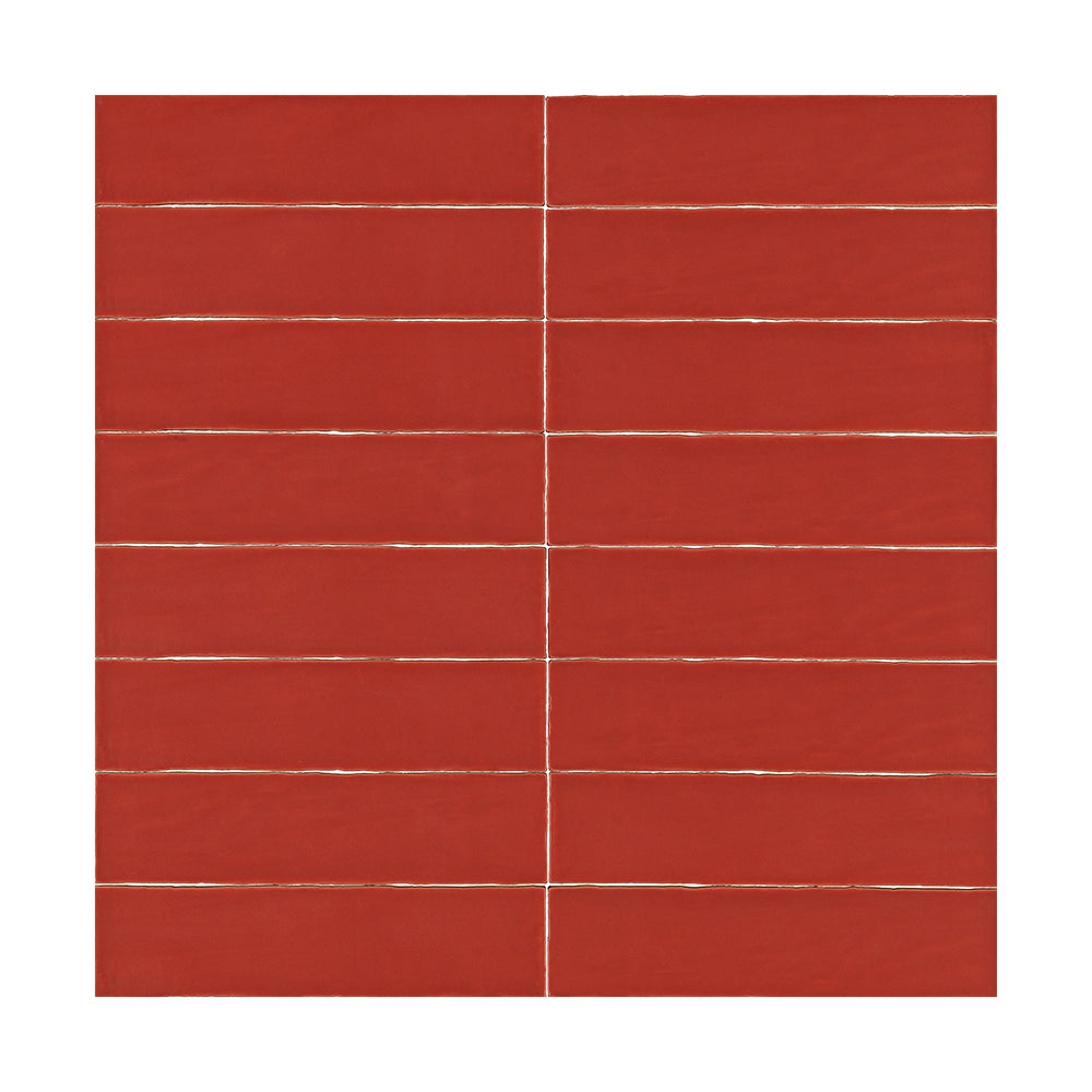ModLine Rustic Clay 3×12 matte ceramic wall tile.