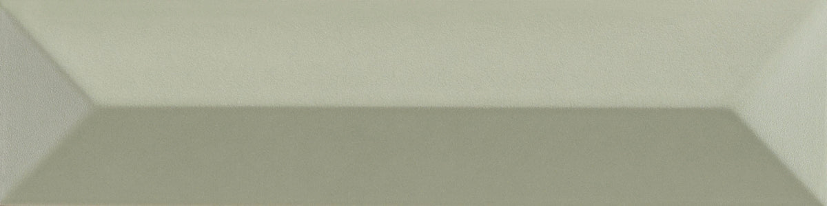 Rhythm Meadow Green Wave 2×8 ceramic wall tile.