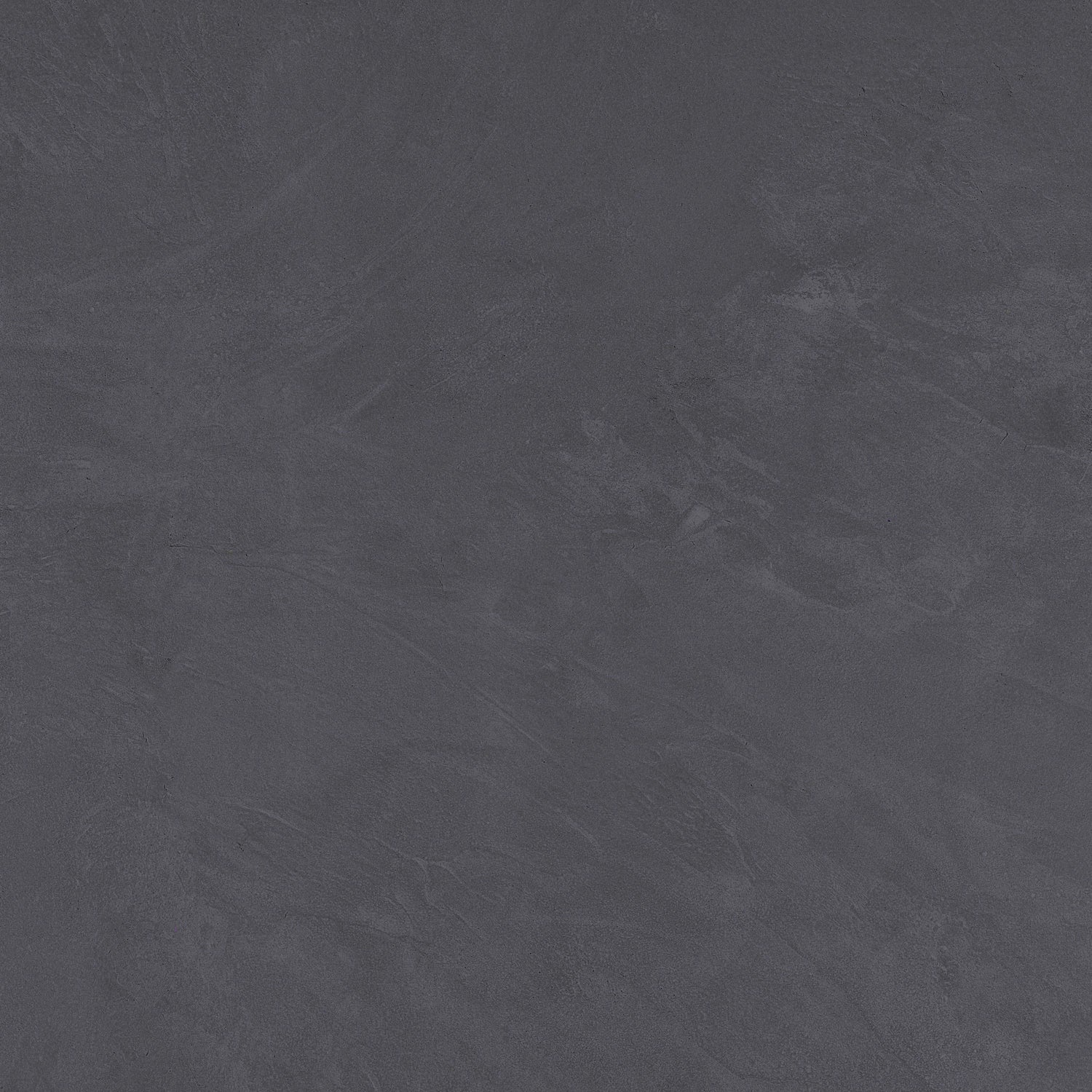 Modern Canvas Slate Gray 36×36 matte glazed porcelain tile with a plaster-textured surface.