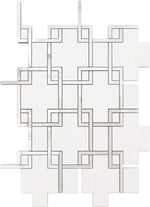 Modern Heritage Mosaic Tiles – Fusion of Marble and Metal - Silver Fusion - mosaic