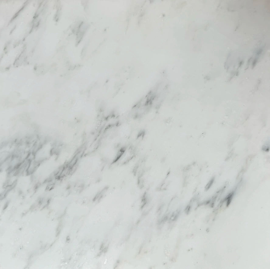 Oriental White 24×24 marble tile alternate finish reference.