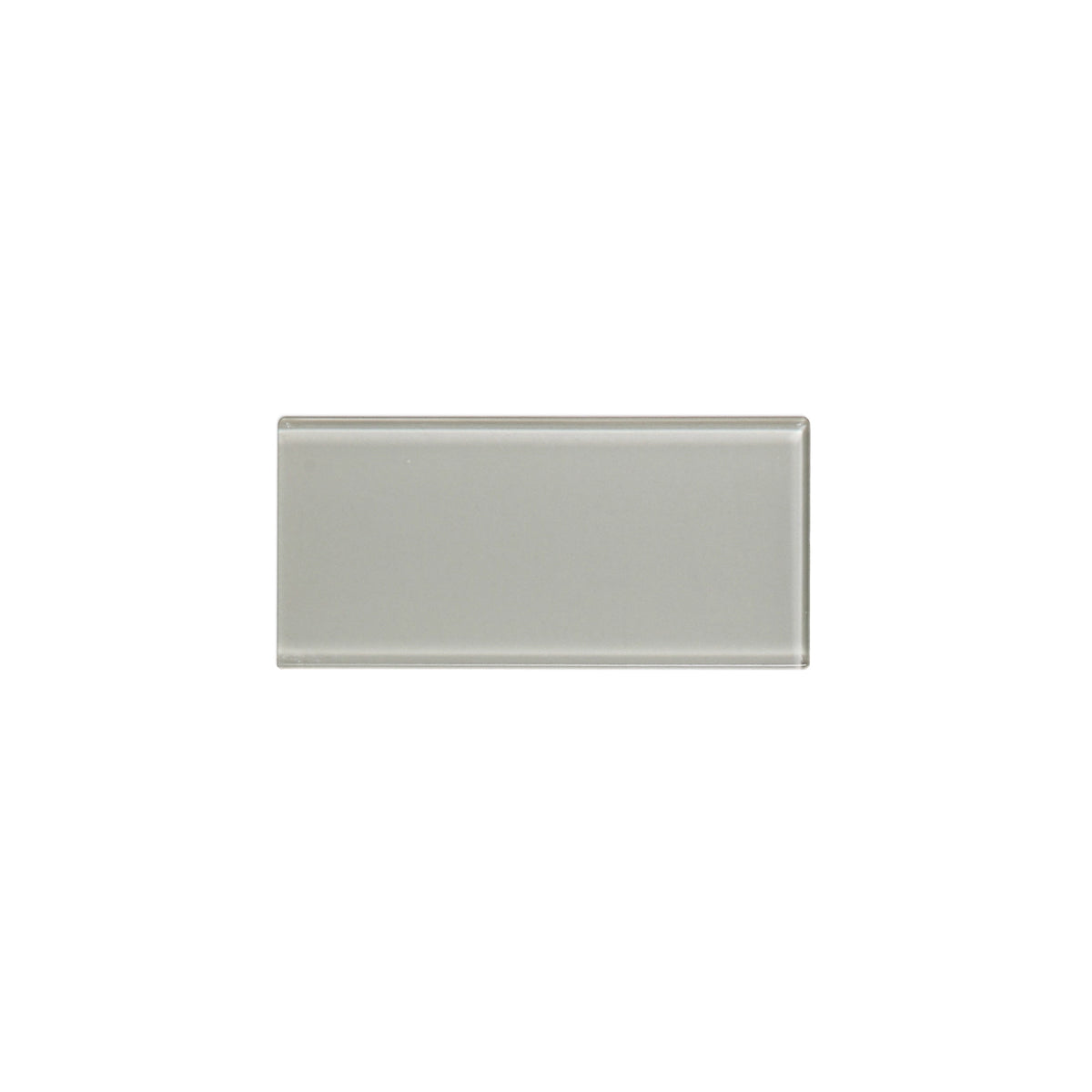Radiant Surfaces Rustic Clay glossy glass 3×6 subway tile.
