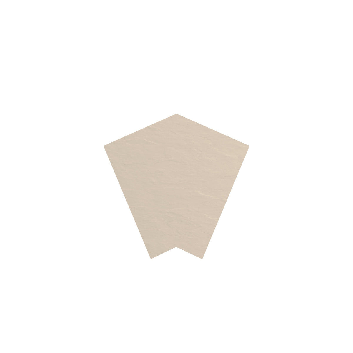 SeraPool Relax full-body porcelain drain corner, Beige, 12x12, 45° corner piece (mitered corner insert)