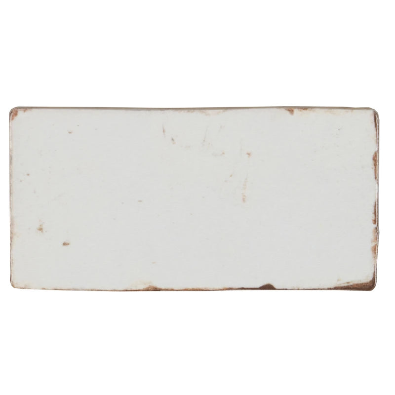 Retro Revival Emerald Charm 3×6 matte ceramic wall tile.