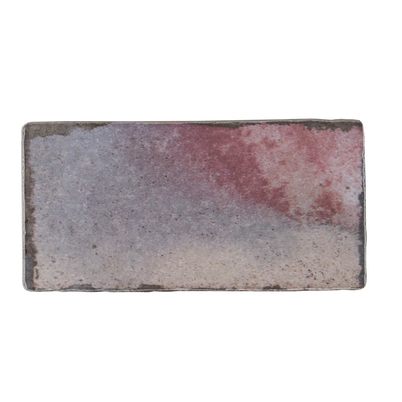 Retro Revival Sapphire Glow 3×6 matte ceramic wall tile.