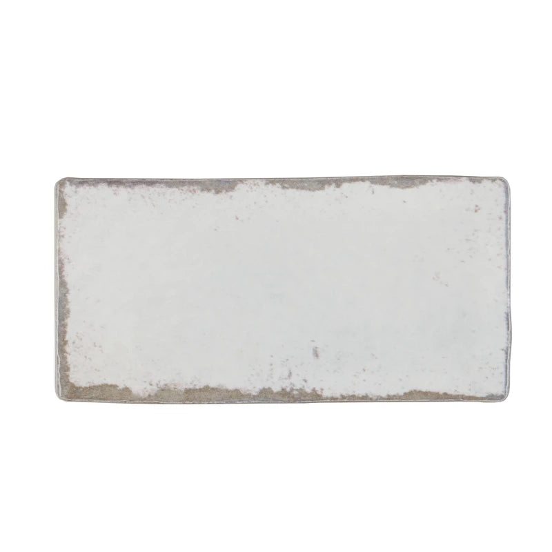 Retro Revival Soft Silver Mist 3×6 matte ceramic wall tile.