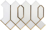 Sculptured Precision Mosaic Tiles - Water Jet - Golden Gate - Water Jet