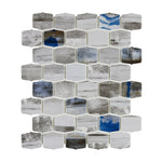 Seascape Glass Lantern Mosaic Tiles – Coastal-Inspired Elegance - Glass Mosaic