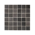 Textura Porcelain Tile – Stamped Concrete Look -2x2 Anthracite - Glazed-Porcelain Tile