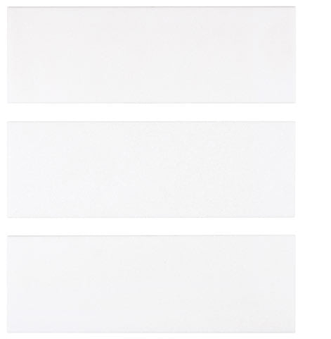 White Thassos 4×12 Subway Tile with collection installation in brilliant white natural marble.