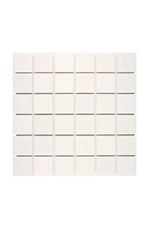 White Thassos Marble 2 x 2 Mosaic - mosaic