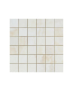 Vanilla Onyx Stone 2 x 2 Mosaic Tile Polished - mosaic
