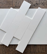 White Thassos Marble 4x12 Subway Tile - Tile
