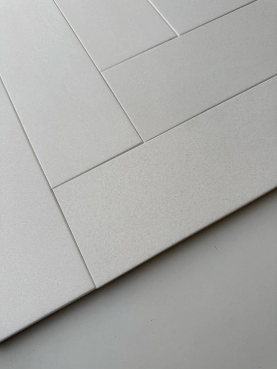 White Thassos 4×12 Subway Tile with polished and honed in brilliant white natural marble.
