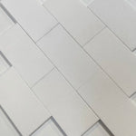 White Thassos Marble 3 x 6 Subway Tile - Tile
