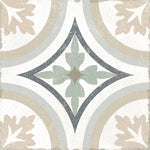 Zellige Charm Porcelain Floor Tiles – Oasis Pattern - Glazed-Porcelain Tile