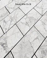 Statuary White Marble Tile 18 x 36 - Tile