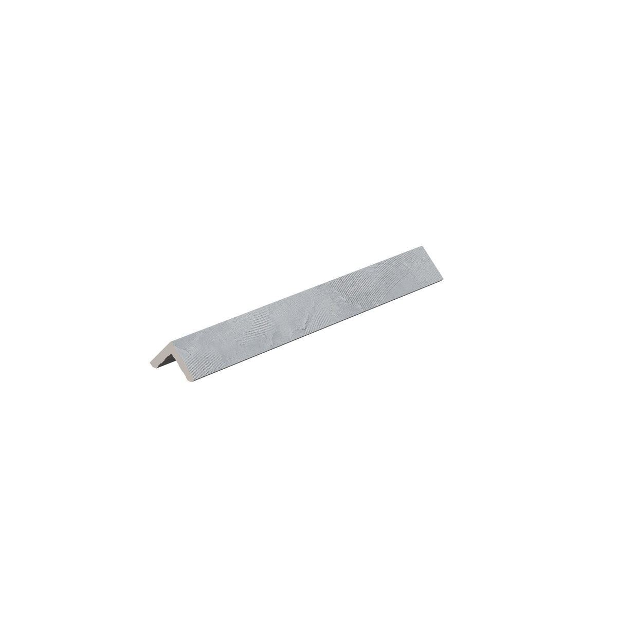 SeraPool Relax Cemento full-body porcelain pool tile angle trim (L-trim), 90-degree edge profile