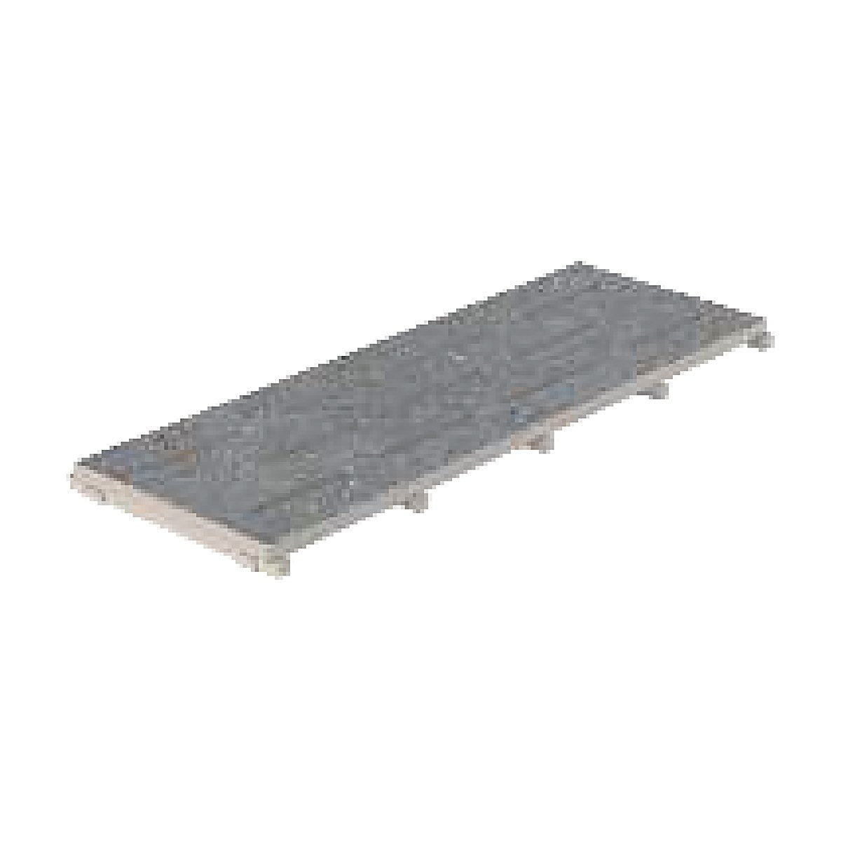 Cement Grey porcelain drain grate for perimeter overflow pools