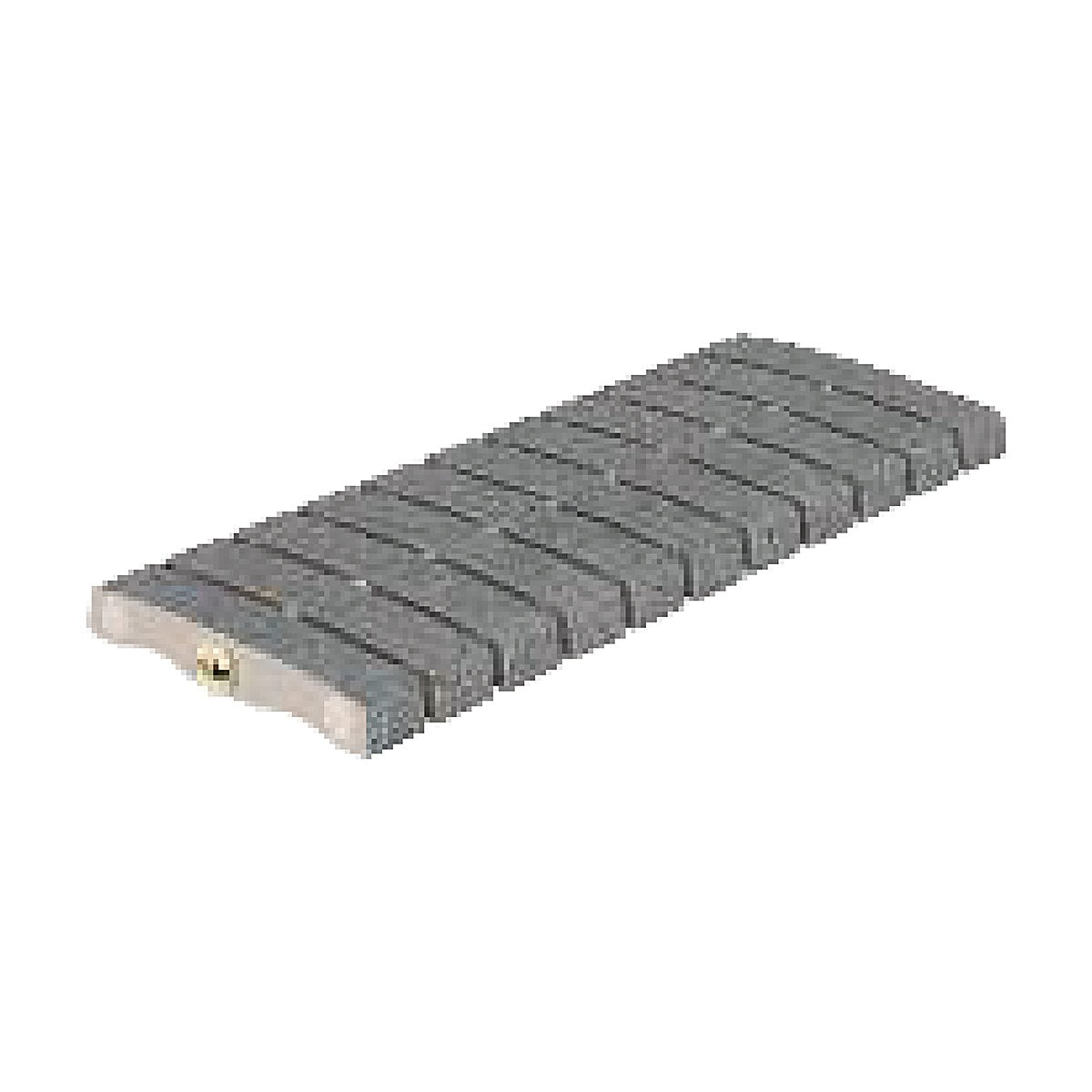 Cement Grey porcelain flexible gutter grate for perimeter overflow pools