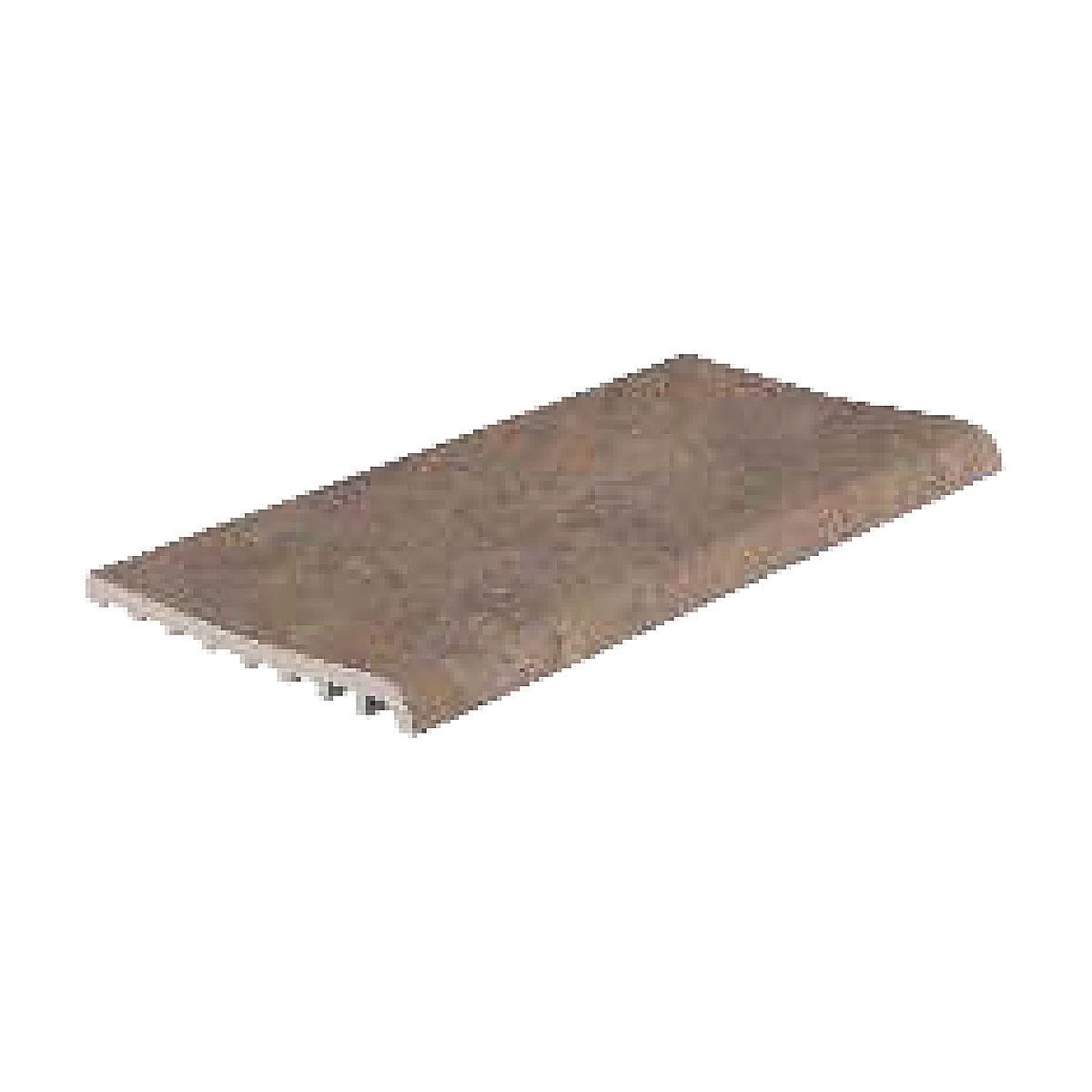 Natural Mocha porcelain flat pool coping, 10x20 in.
