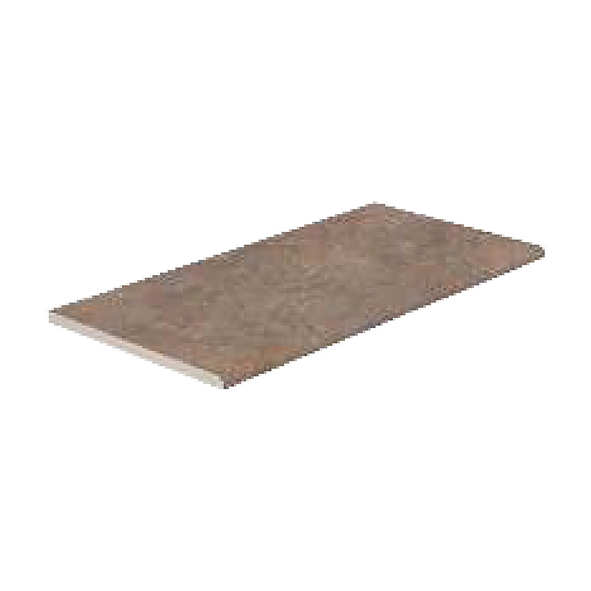 Natural Mocha porcelain slot overflow edge tile, 13x26 in.