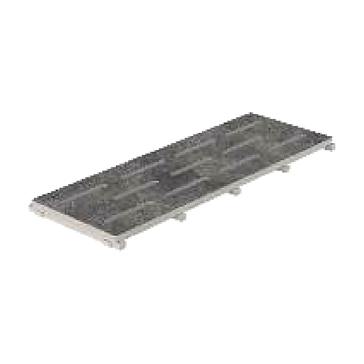 Pool Garden Anthracite porcelain drain grate for perimeter overflow pools