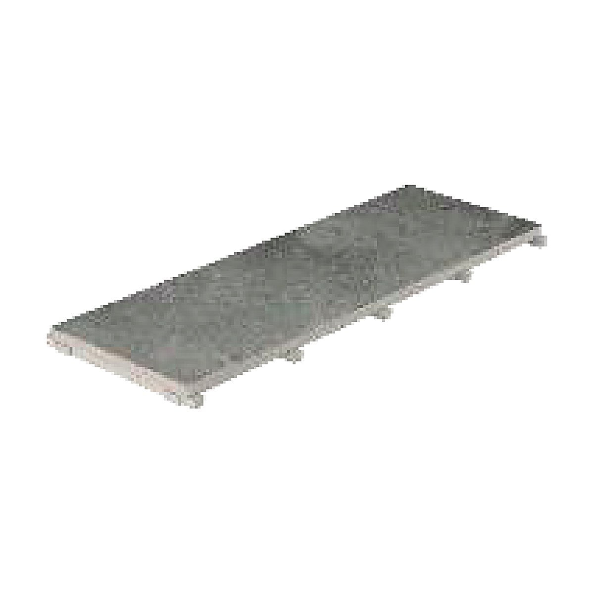 Pool Garden Grey porcelain concealed drain grate for perimeter overflow pools