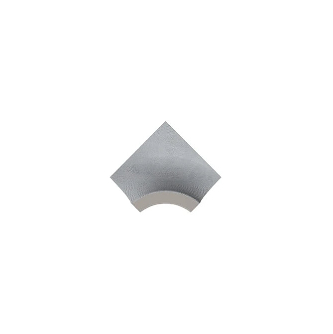 SeraPool Relax Cemento Grey porcelain concave angle corner for pool wall and floor transitions.