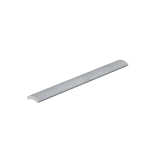 SeraPool Relax Cemento Grey porcelain convex trim with a rounded profile for pool edges and transitions.