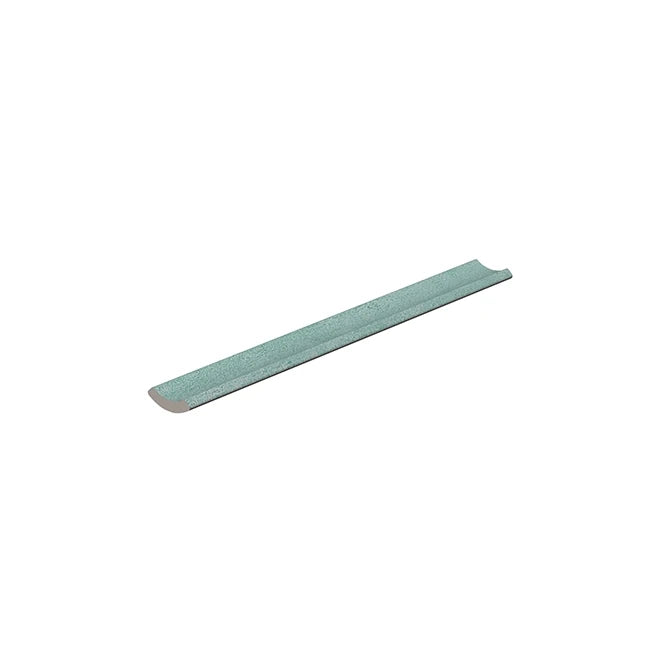 SeraPool Relax Green concave porcelain trim for pool and spa transitions