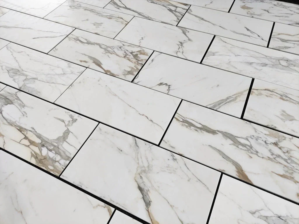 Large Format Italian Calacatta Gold Tiles