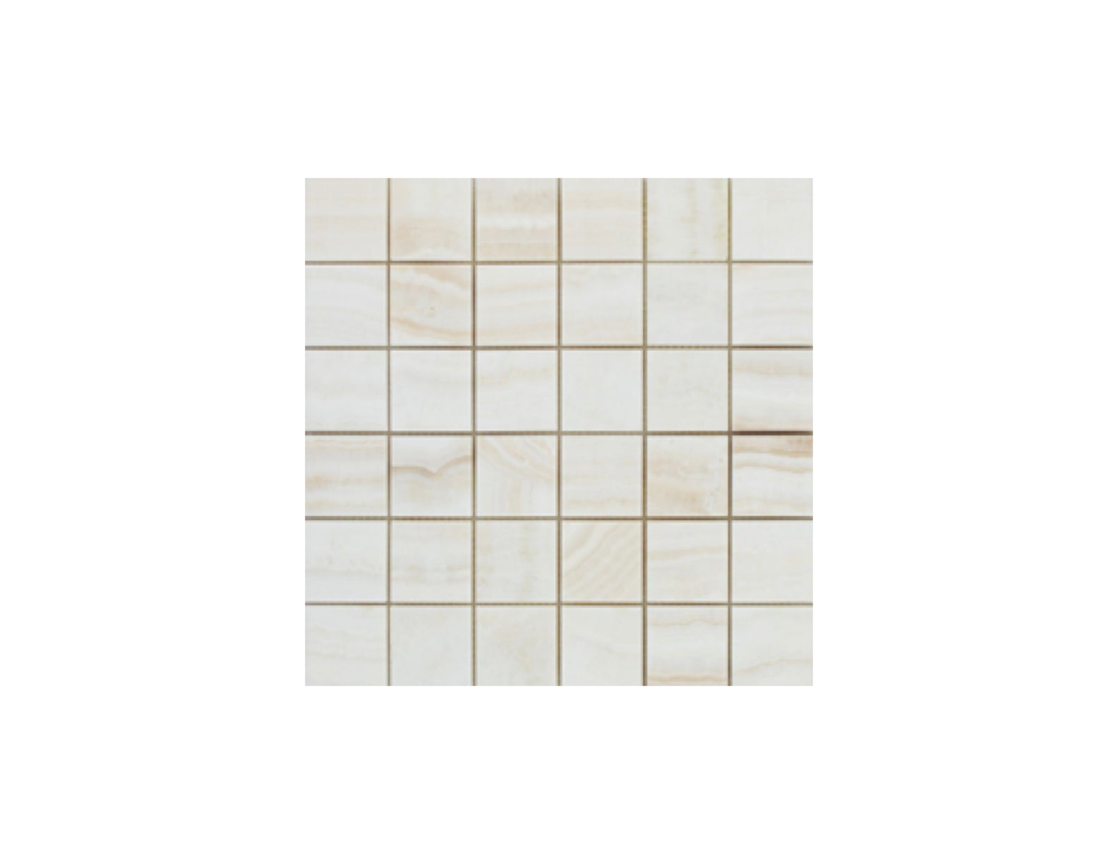 Vanilla Onyx 2x2 Mosaic Tile for Elegant Bathroom Floors