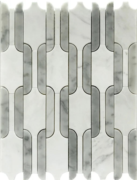 Timeless Links Marble - Glass Mosaic Tiles – for Modern Interiors - Glass Mosaic  